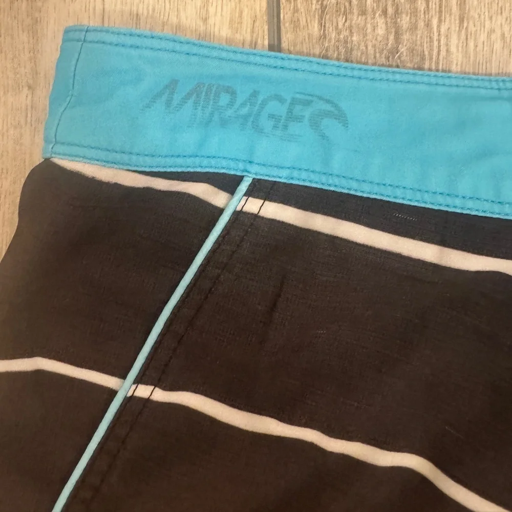 Rip Curl Orange and Brown Board Shorts Gradient Style